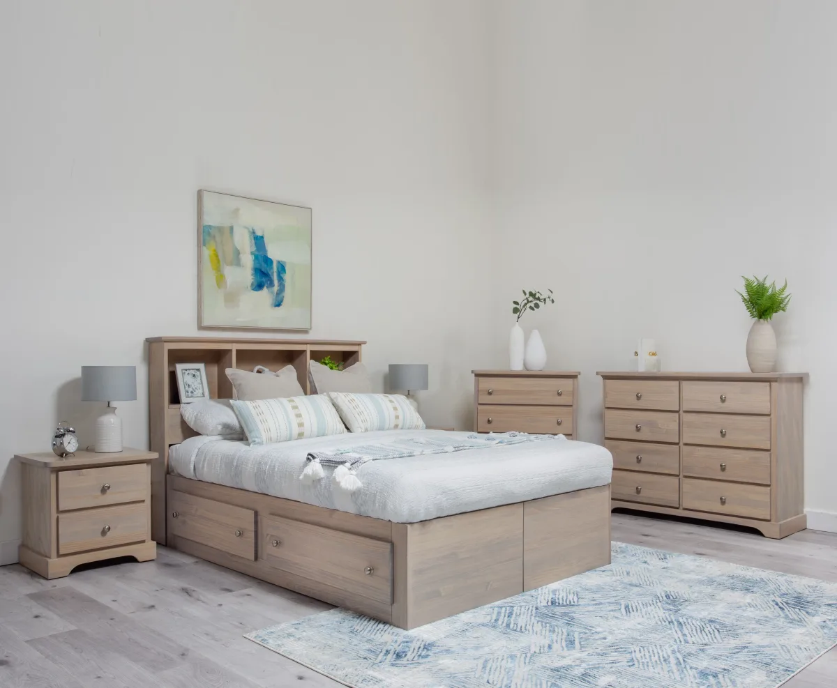 1300-MATES-Q Mates storage bed suite