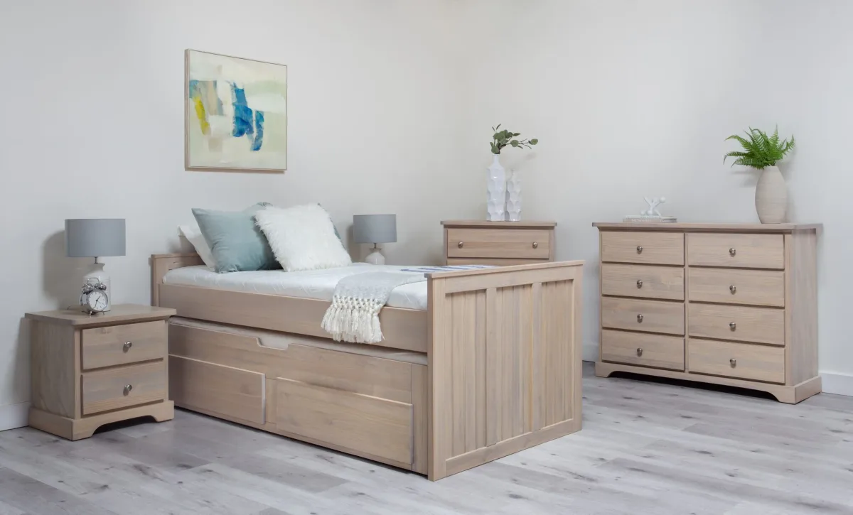 1300-SLD-TT Trundle bed side view