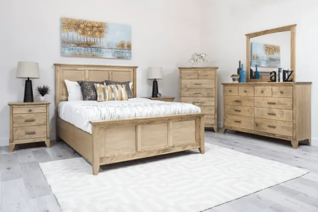 Acer bedroom suite by Mako Wood Furniture