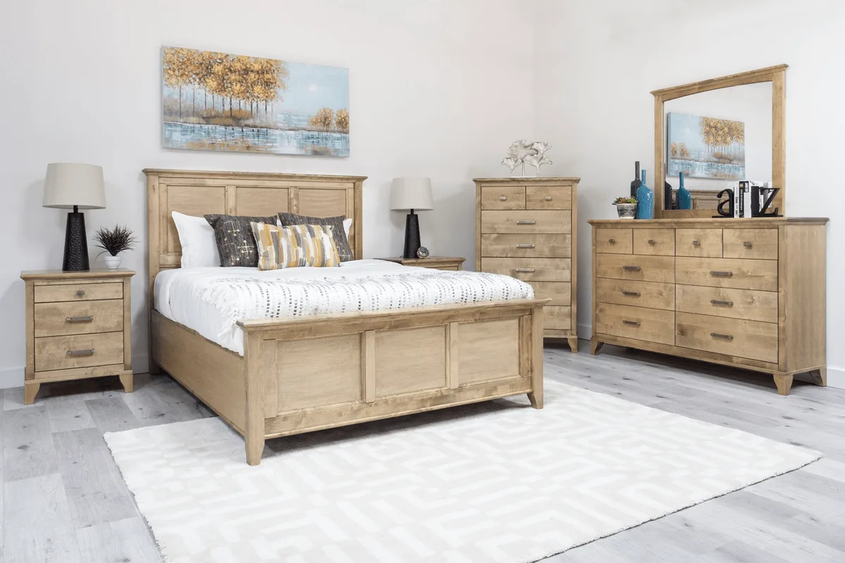 Acer bedroom suite by Mako Wood Furniture
